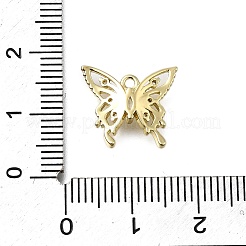 Brass Micro Pave Cubic Zirconia Charms&nbsp;KK-Q048-04G