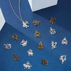 Tibetan Style Alloy Pendant Rhinestone Settings&nbsp;PALLOY-SC0001-74