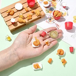 60Pcs 12 Styles Resin Miniature Ornaments&nbsp;AJEW-CJ0001-76
