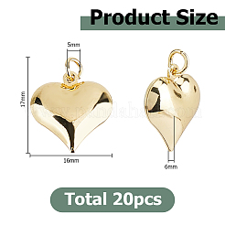 20Pcs Brass Pendants&nbsp;KK-HS0002-15