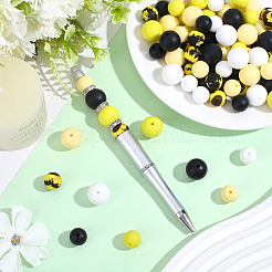100Pcs Silicone Beads&nbsp;SIL-PA0001-39B
