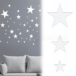 4Bags Acrylic Star Stickers&nbsp;DIY-GF0012-46B