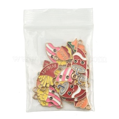 8Bags 2 Styles Alloy Enamel Pendants&nbsp;ENAM-FS0004-40