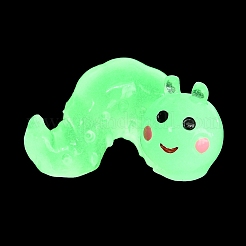 Luminous Resin Worm Ornament&nbsp;LS-DJEW-R011-01B-02
