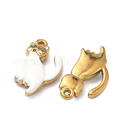 304 Stainless Steel Enamel Pendants&nbsp;STAS-F347-18G-01