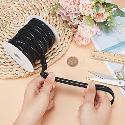 20 Yards Flat Polyester Non-Slip Elastic Band&nbsp;OCOR-WH0082-72A