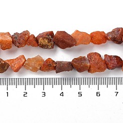 Raw Rough Natural Carnelian Beads Strands&nbsp;G-B065-C22