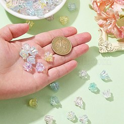 300Pcs 6 Colors Transparent Acrylic Beads&nbsp;TACR-CJ0001-65