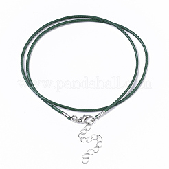 Waxed Cotton Cord Necklace Making&nbsp;MAK-S032-1.5mm-B03