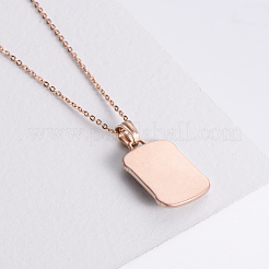 Vintage Gothic Geometric Stainless Steel Fleur De Lis Pendant Necklaces for Women&nbsp;NZ2552