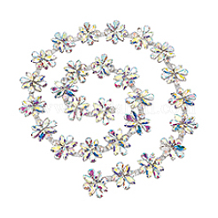 1 Yard Glass Rhinestone Chains Garland Strands For Wedding&nbsp;AJEW-PH0011-93
