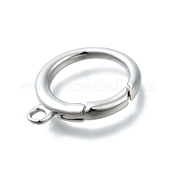 Brass Spring Gate Rings&nbsp;KK-K400-07P
