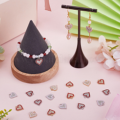 40Pcs 4 Style Alloy Enamel Pendants&nbsp;FIND-SC0007-58