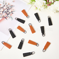40Pcs 2 Colors PU Leather Zipper Puller&nbsp;FIND-GF0008-33