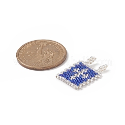 Handmade Loom Pattern MIYUKI Seed Beads&nbsp;PALLOY-MZ00088
