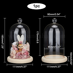 Glass Dome Cover&nbsp;AJEW-WH0307-75A