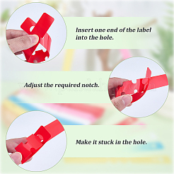 200Pcs 5 Colors Plastic Plant Labels&nbsp;FIND-SP0005-62