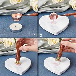 Brass Wax Seal Envelope Gift Seal&nbsp;AJEW-WH20172-001