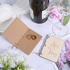 Creative Wooden Greeting Cards&nbsp;DIY-WH0349-171D