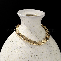 304 Stainless Steel Oval Link Chain Bracelets for Women&nbsp;BJEW-F488-18G
