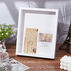 2Pcs Artificial Board Rectangle Piggy Bank Photo Frame&nbsp;ODIS-GO0001-06