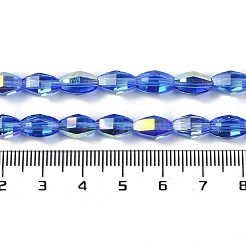 Electroplate Glass Beads Strands&nbsp;GLAA-Q101-03A-AB03