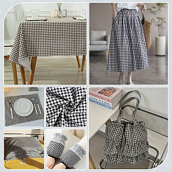 Tartan Cotton Fabric&nbsp;DIY-WH0671-412C