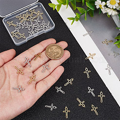 40Pcs 2 Colors 304 Stainless Steel Pendants&nbsp;FIND-UN0004-04