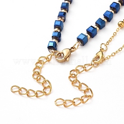 Beaded Bracelets and Chain Bracelets Sets&nbsp;BJEW-JB05009-05