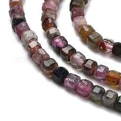 Natural Multicolor Tourmaline Beads Strands&nbsp;G-H042-B28-01