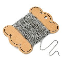 Tarnish Resistant 304 Stainless Steel Cable Chains&nbsp;CHS-A003J-0.4mm