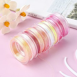 10 Rolls 3-Ply Metallic Polyester Threads&nbsp;MCOR-YW0001-03C