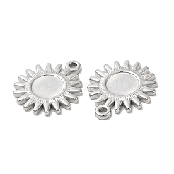 Non-Tarnish 304 Stainless Steel Pendant Cabochon Settings&nbsp;STAS-L020-012P