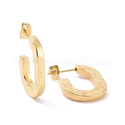 Ion Plating(IP) 304 Stainless Steel Stud Earring for Women&nbsp;EJEW-F287-04G