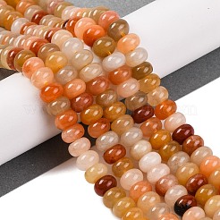 Natural Golden Silk Jade Beads Strands&nbsp;G-NH0009-01B