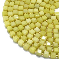 Natural Lemon Jade Beads Strands&nbsp;G-K389-A01-01