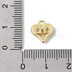 Brass Micro Pave Cubic Zirconia Pendants&nbsp;KK-L258-11G-03