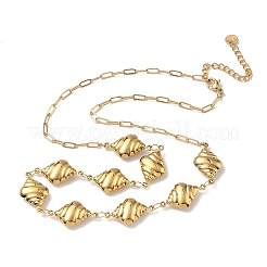 Ocean 304 Stainless Steel Link Chain Necklaces for Women&nbsp;NJEW-A060-01D-G