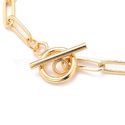 Brass Paperclip Chain Bracelets&nbsp;BJEW-JB05736