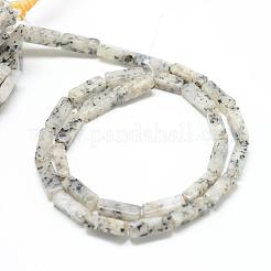 Natural Sesame Jasper/Kiwi Jasper Bead Strands&nbsp;G-R299-21