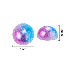 Acrylic Imitation Pearl Cabochons&nbsp;OACR-CJ0001-03