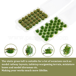56Pcs 2 Colors Nylon Mini Grass Tufts&nbsp;AJEW-SP0003-16A