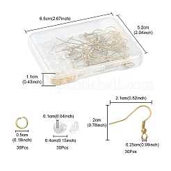 30Pcs 304 Stainless Steel French Earring Hooks&nbsp;STAS-YW0001-58