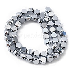 Electroplate Glass Beads Strands&nbsp;X-EGLA-L045-G-FP01