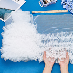Polyester Lace Ribbon&nbsp;OCOR-WH0105-198