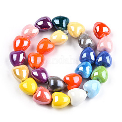 Handmade Porcelain Bead Strands&nbsp;PORC-N007-25