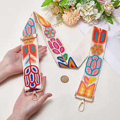 1Pc Bohemian Flower Printed Cotton Bag Straps for Bucket Bags&nbsp;FIND-ME0002-57