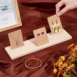 Wood Holder Stand for Earring Display Card&nbsp;ODIS-WH0038-81