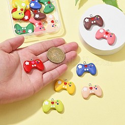 16Pcs 8 Colors Opaque Resin Pendants&nbsp;RESI-CJ0003-77
