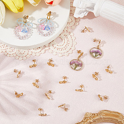 40Pcs Bowknot Ion Plating(IP) 304 Stainless Steel Stud Earring Findings&nbsp;STAS-SC0010-43